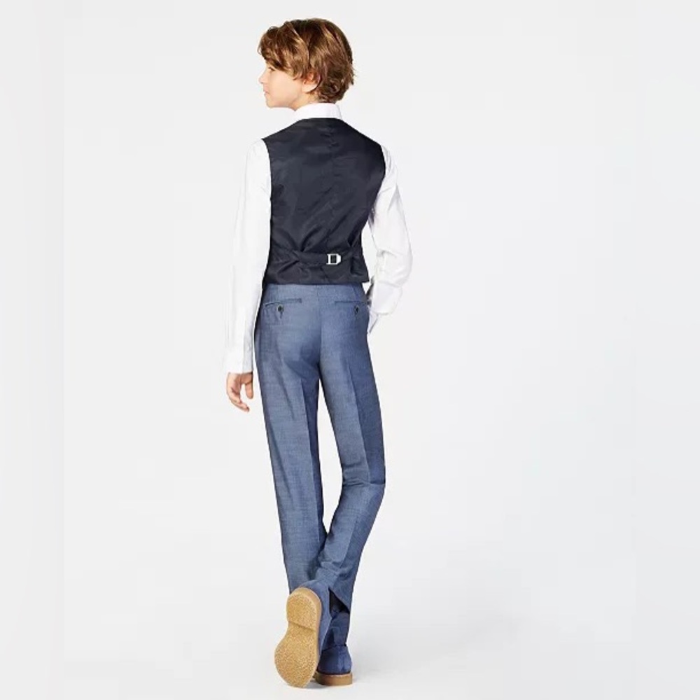 Calvin Klein Big Boys Plain Weave Suit Pants